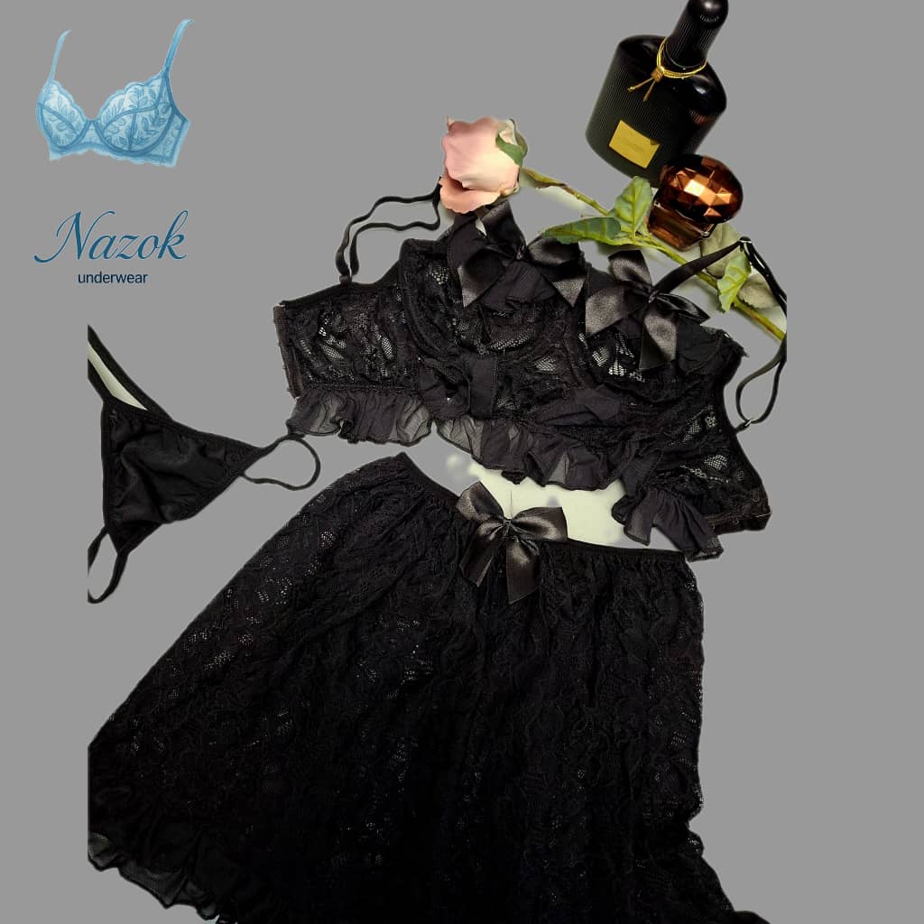 ست فانتزی دامنی زنانه برند LARISA سایز L و XL