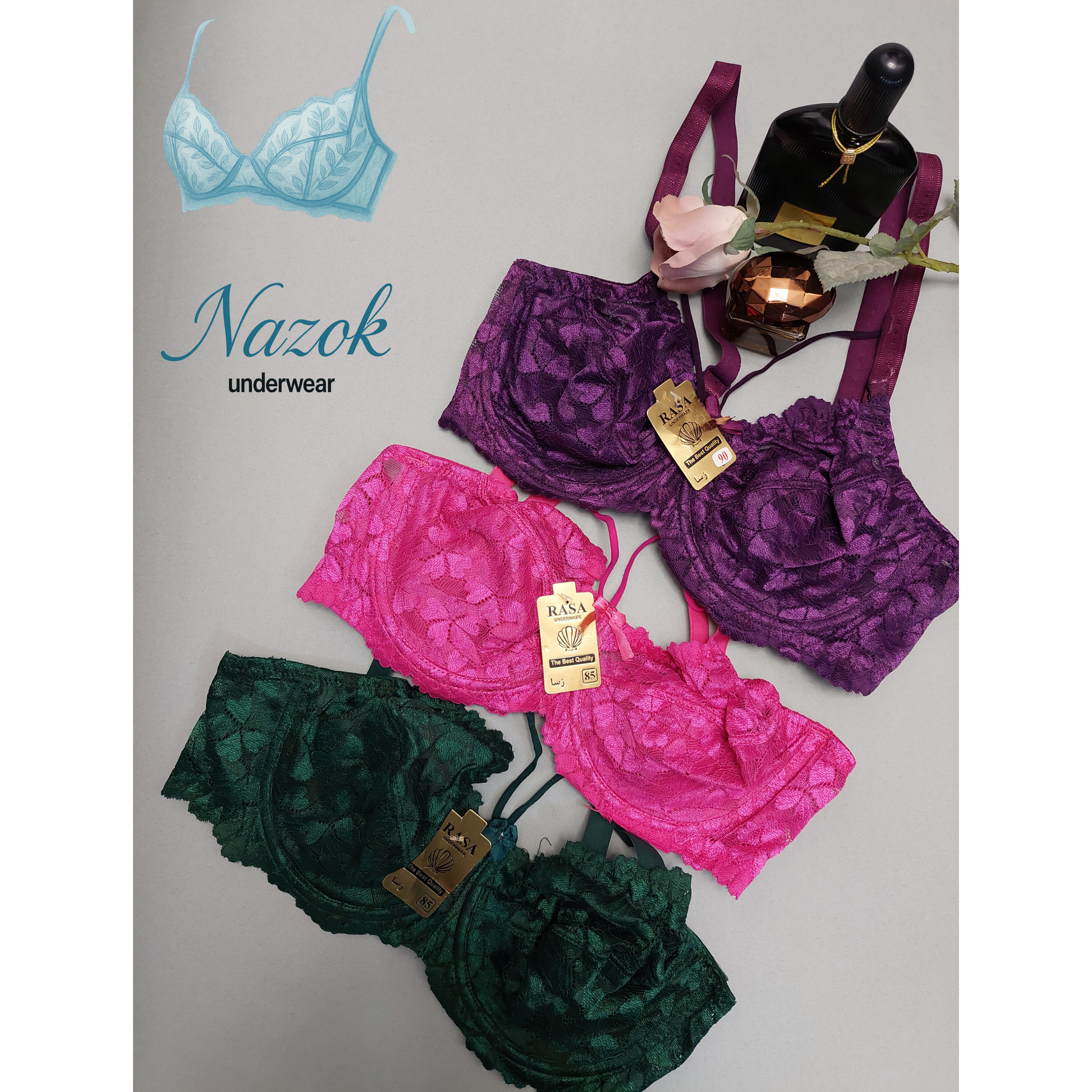 سوتین زنانه برند رسا فنردار