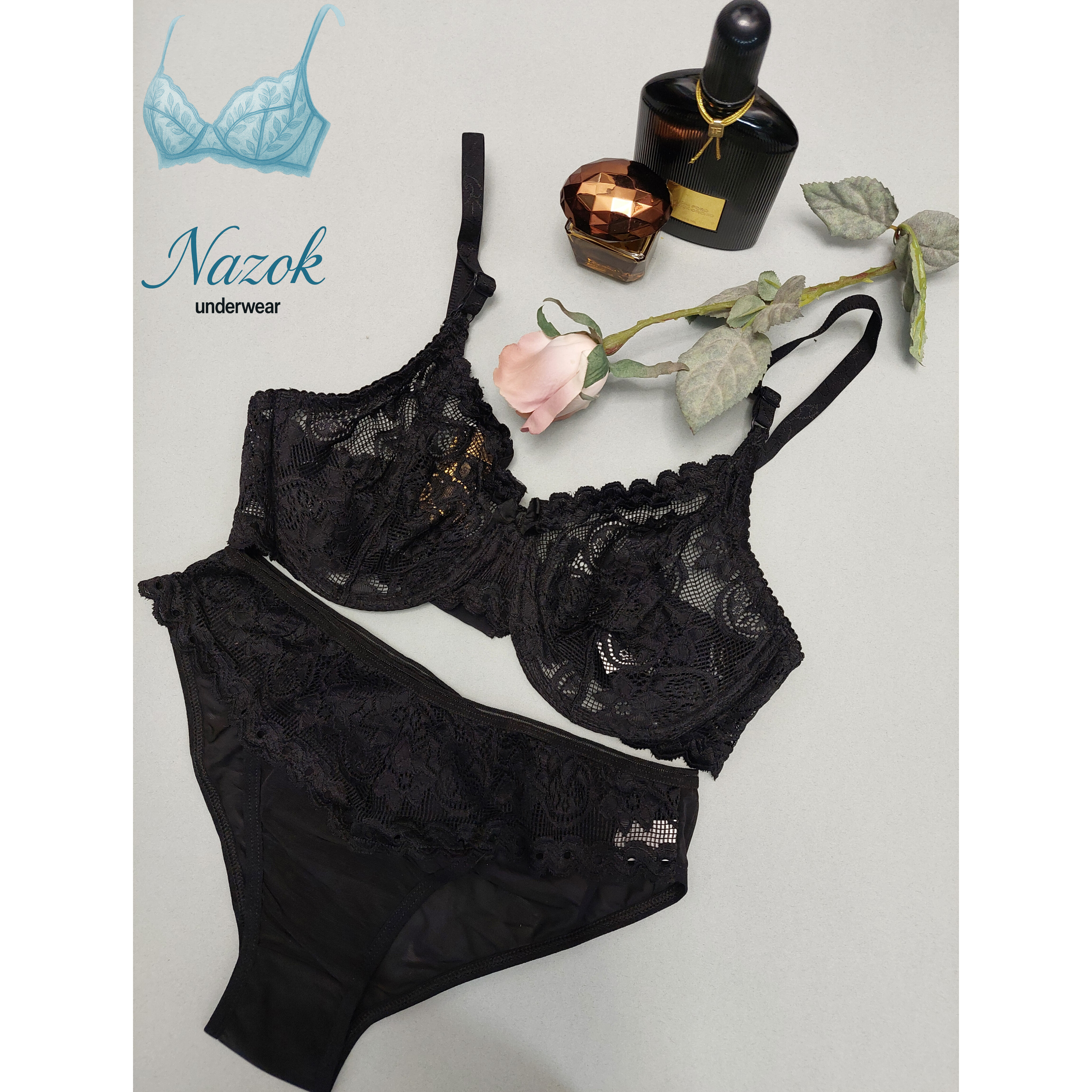 ست سوتین و‌شورت زنانه برند رسا فنر دار