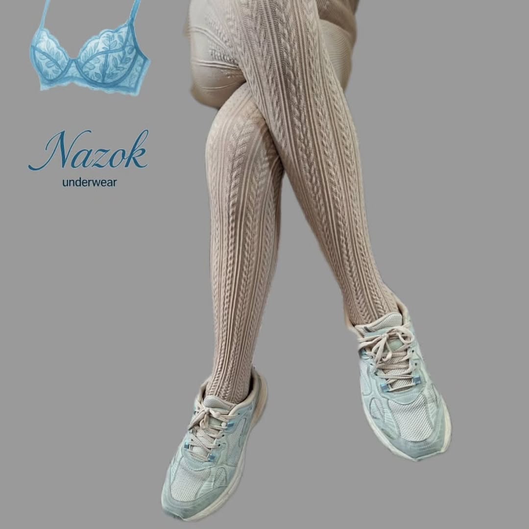 جوراب شلواری گندمی زنانه برند پنتی رنگ کرم